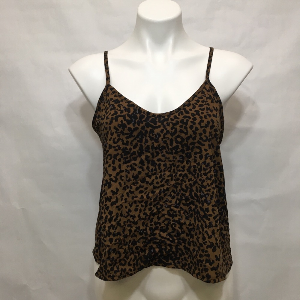 AUDREY ANIMAL PRINT STRAPPY TANK TOP